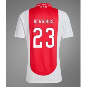 Ajax Steven Berghuis #23 Domaci Dres 2024-25 Kratak Rukavima